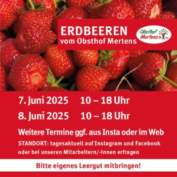 Am Pfingst-Wochenende geht es weiter